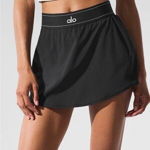 ALO Yoga Black Athletic Skort